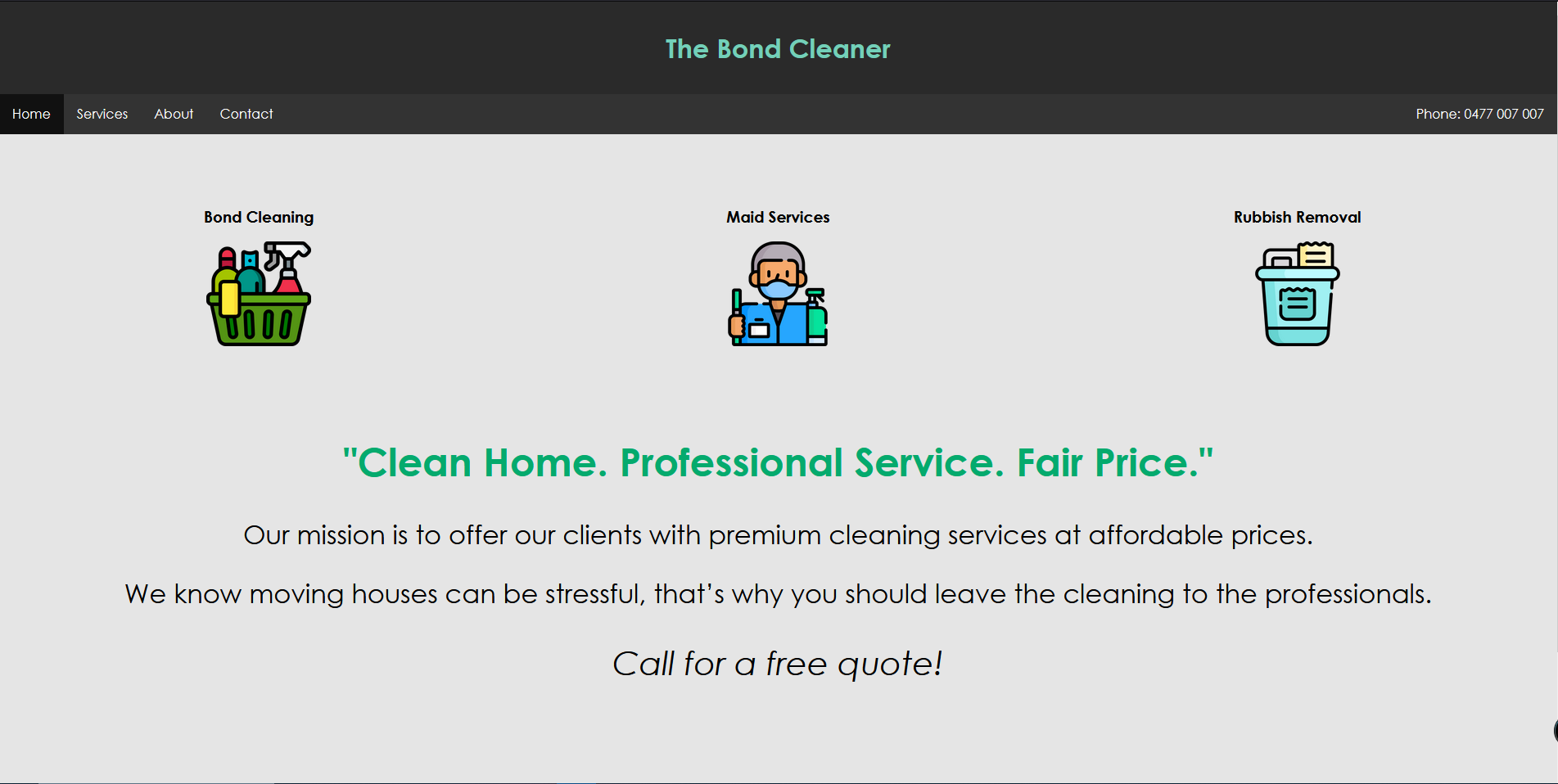 The Bond Cleaner